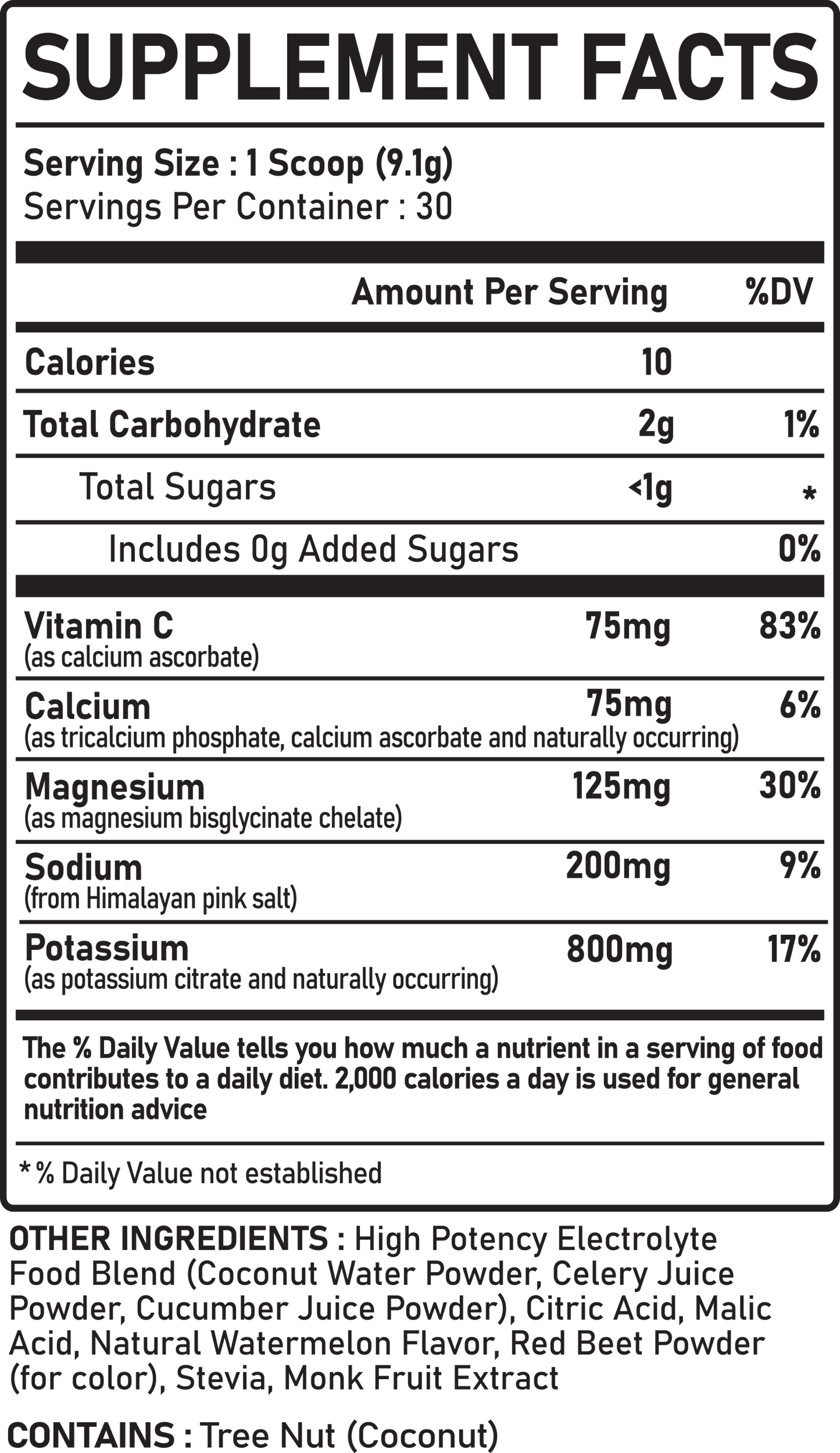 Real Electrolytes HYDRATION+ Watermelon 10Ct PACKETS